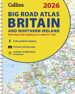 2026 Collins Big Road Atlas Britain and Northern Ireland