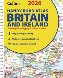 2026 Collins Handy Road Atlas Britain and Ireland