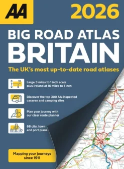 AA Big Road Atlas Britain 2026
