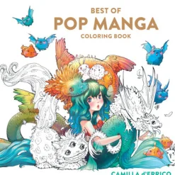 Best of Pop Manga Coloring Book