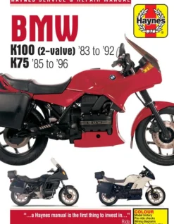 BMW K100 & 75 2-valve Models (83 - 96) Haynes Repair Manual