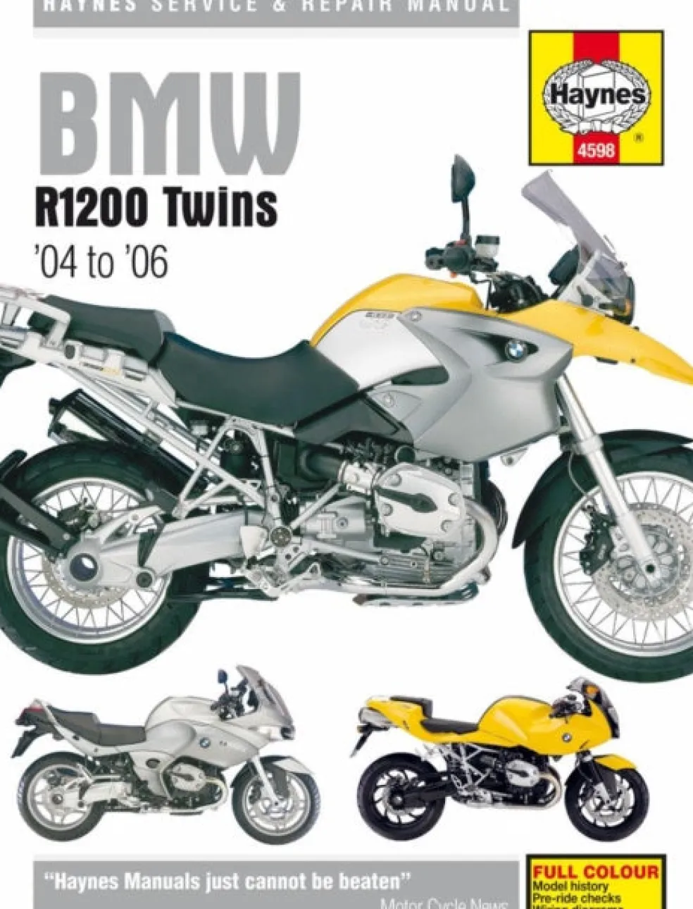 BMW R1200 Twins (04 - 09) Haynes Repair Manual