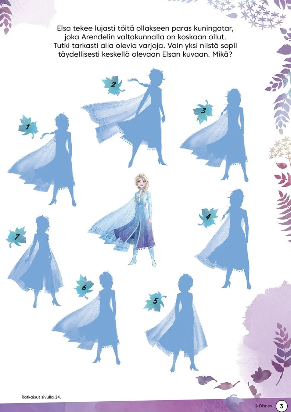 Disney Frozen Lumoavaa puuhaa ja taikavärejä