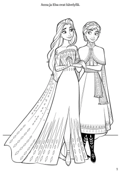 Disney Frozen Värikäs matka värityskirja