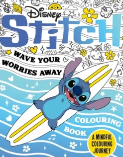 Disney Stitch - Wave Your Worries Away Colouring Book