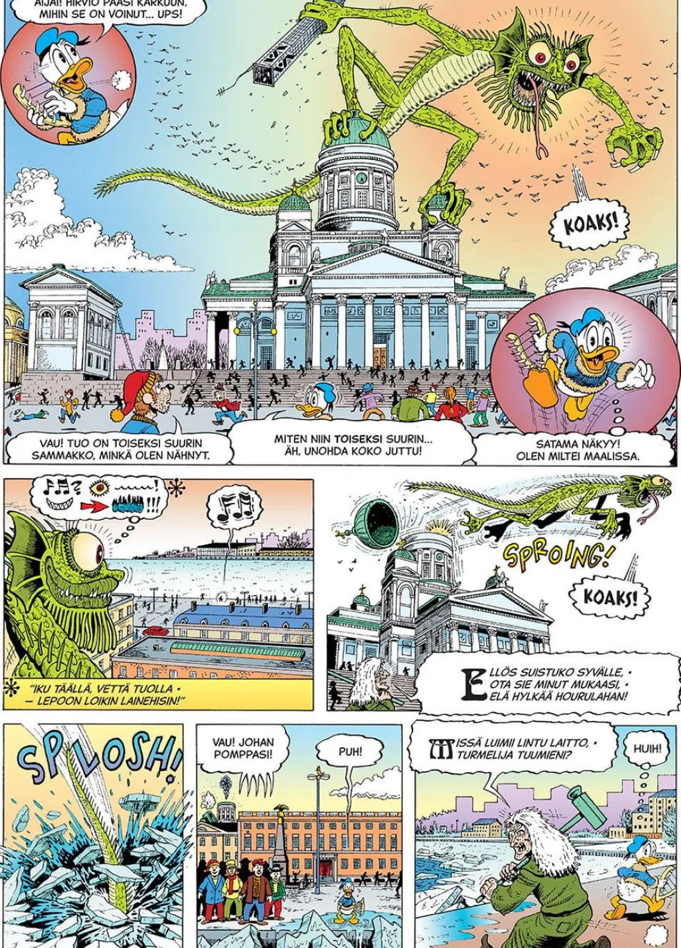 Don Rosa -kirjasto osa 8: Roope-setä ja Aku Ankka - Pako kielletystä laaksosta