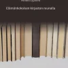 Elämänkokoisen kirjaston reunalla