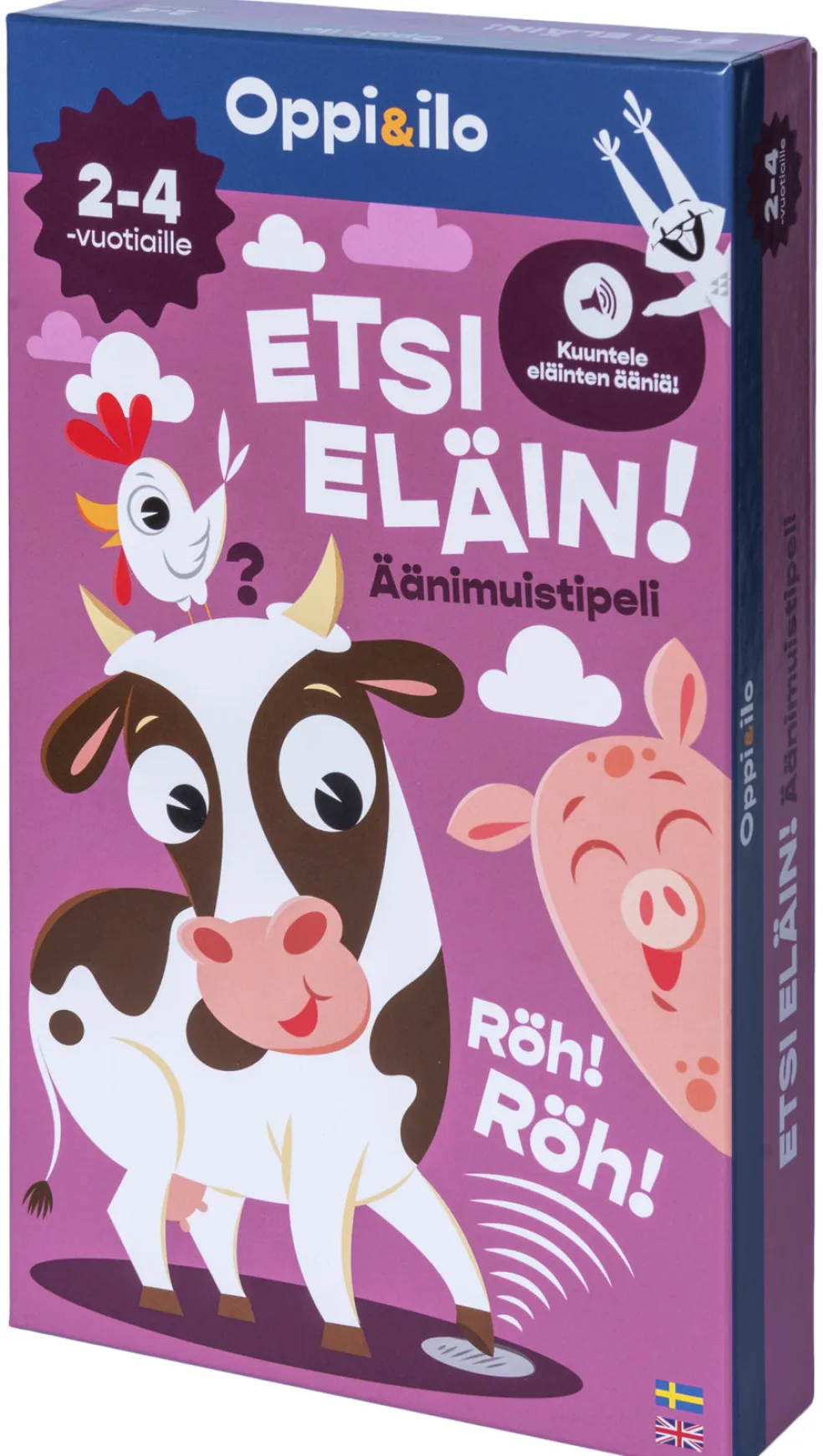 Etsi eläin! -äänimuistipeli 2-4 v