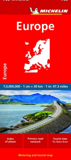 Europe - Michelin National Map