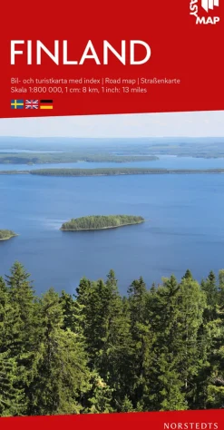 Finland EasyMap : Skala 1:800.000