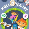 Kellonajat puuha- ja tarrakirja 6-8 v