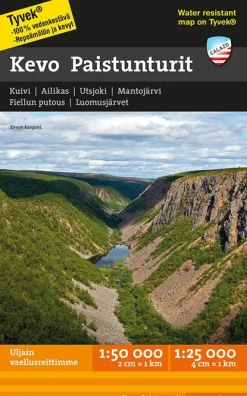 Kevo Paistunturit tunturikartta 1:50 000/1:25 000
