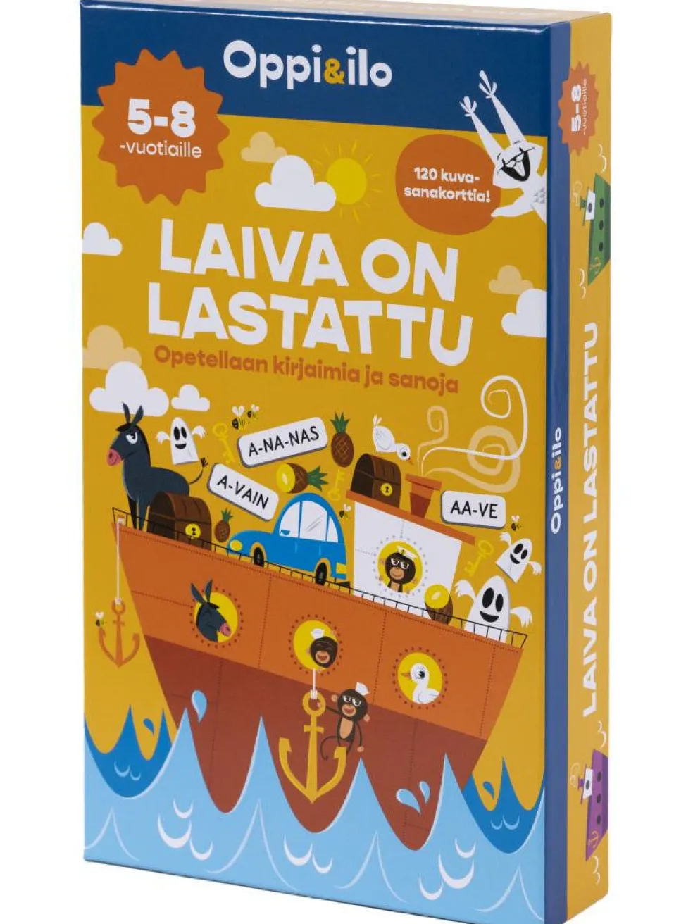 Laiva on lastattu -lautapeli 5-8 v.