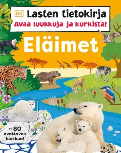 Lasten tietokirja - Eläimet - Avaa luukkuja ja kurkista