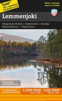 Lemmenjoki tunturikartta 1:100 000/1:25 000