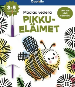 Maalaa vedellä PIKKUELÄIMET -puuhakirja 3-5 v