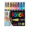 Maalikynä 8 kpl Posca 3M pastellivärit