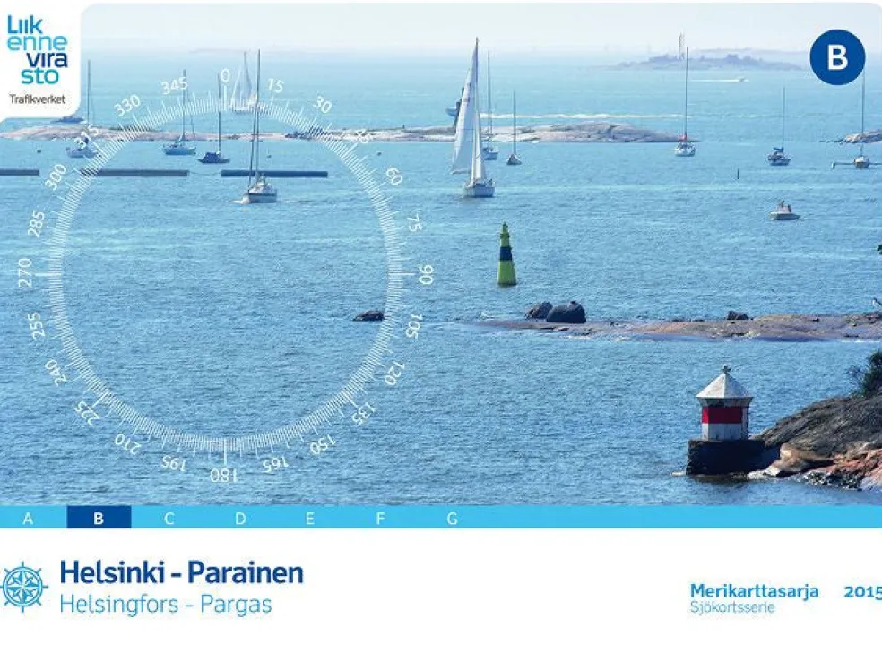 Merikarttasarja B Helsinki-Parainen, 1:50 000