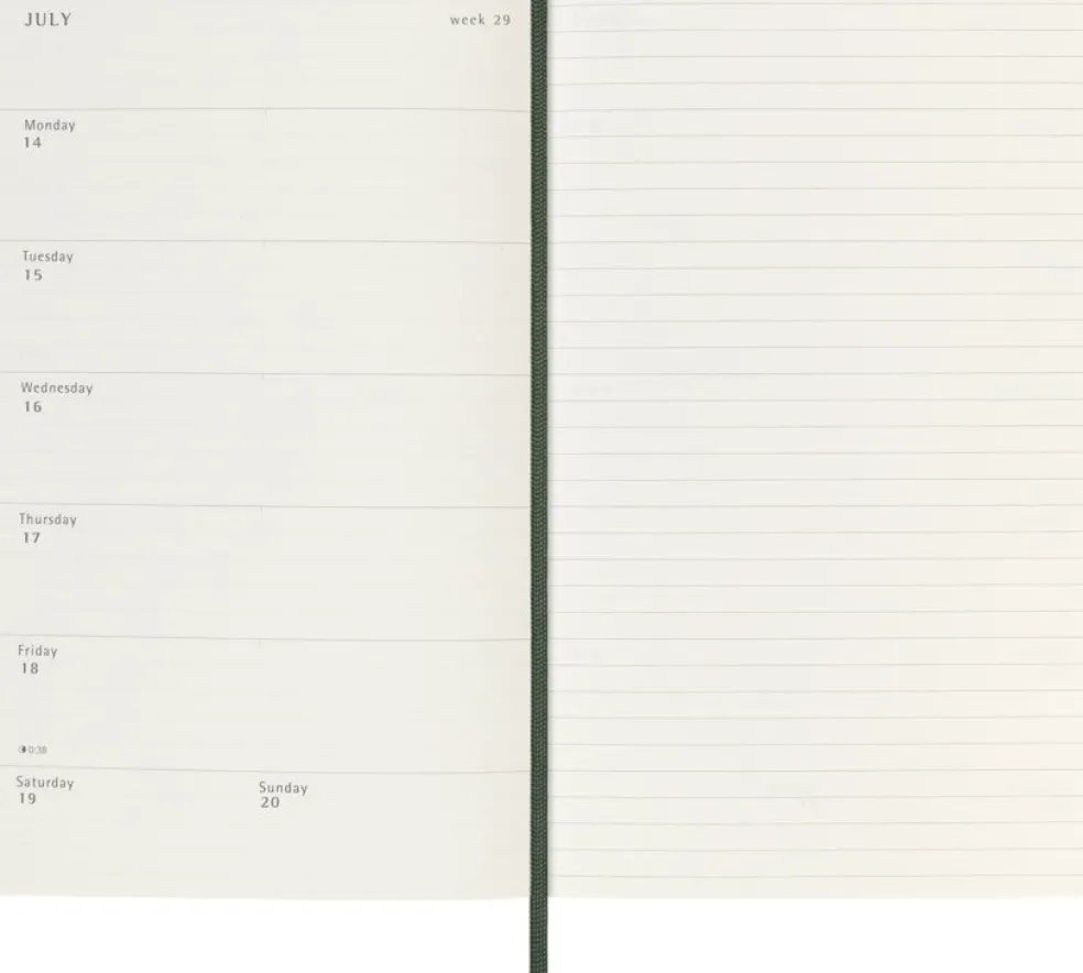 Moleskine 2026 18 Month Weekly Large Softcover Diary