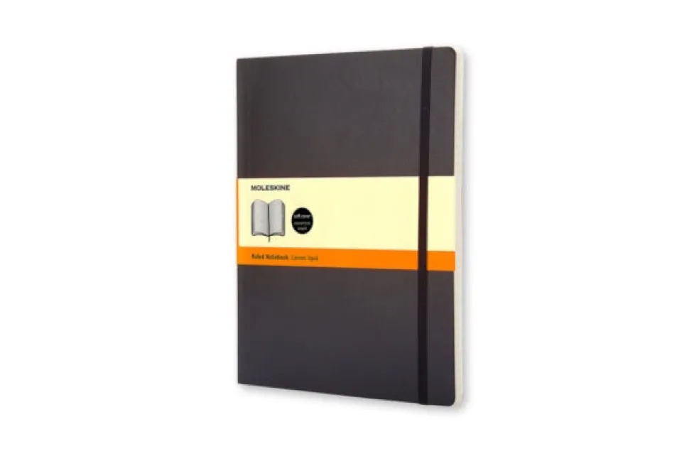 Moleskine Soft Extra Large Ruled Notebook Black