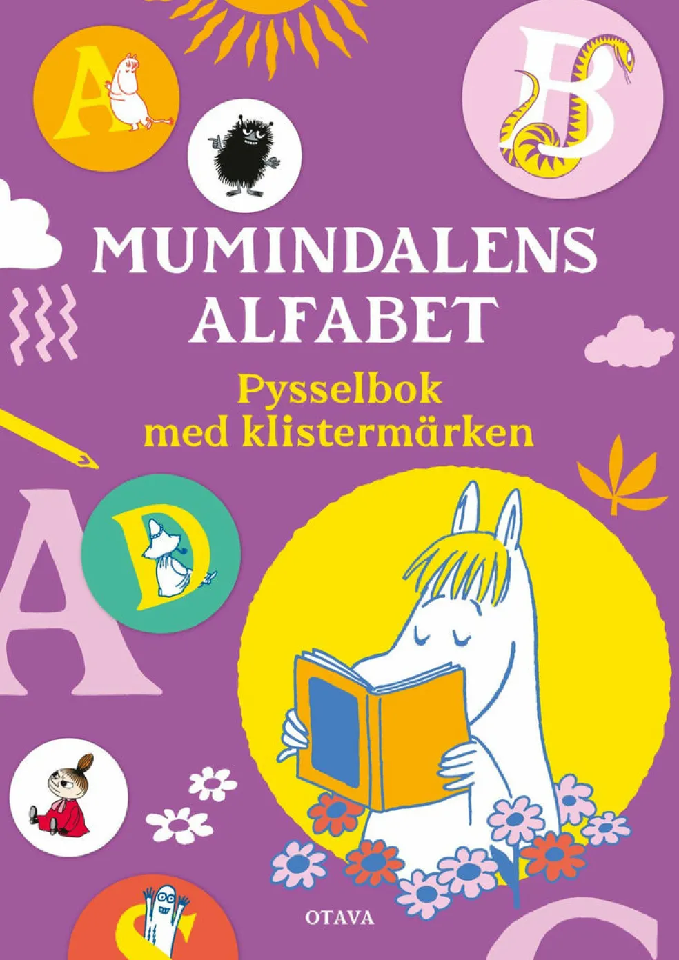 Mumin Mumindalens alfabet - pysselbok med klistermärken