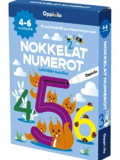 Nokkelat numerot -puuhakortit 4-6 v