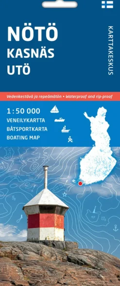 Nötö Kasnäs Utö, veneilykartta 1:50 000