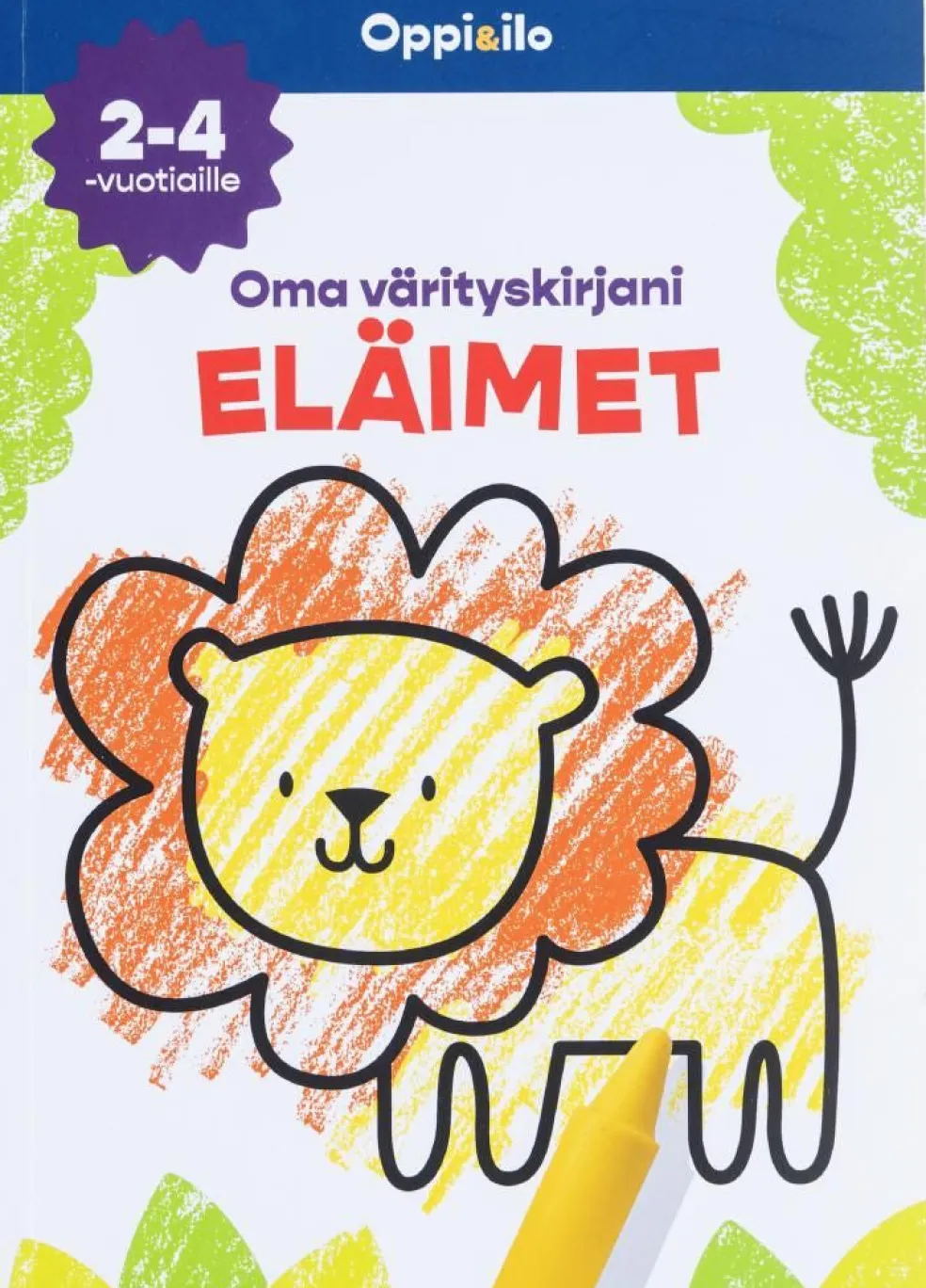 Oma värityskirjani ELÄIMET 2-4 v