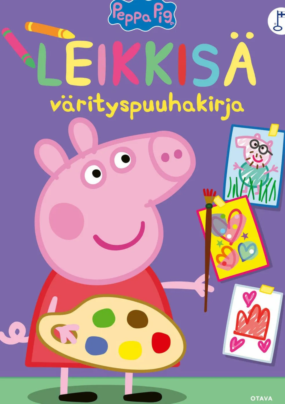 Pipsa Possu - Pipsan leikkisä värityspuuhakirja