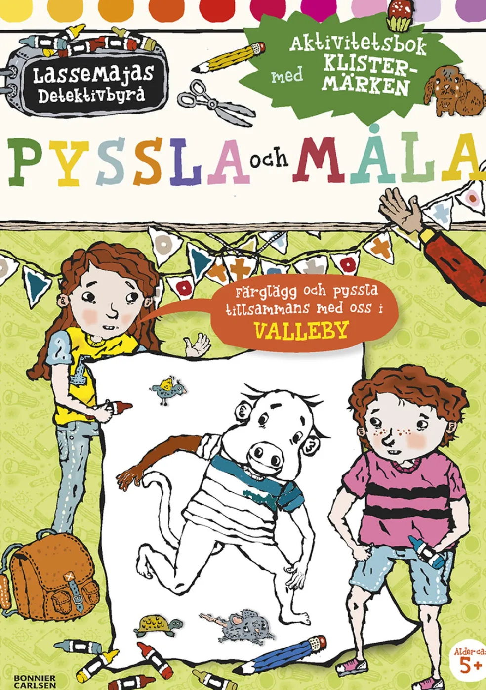 Pyssla och måla : aktivitetsbok med klistermärken