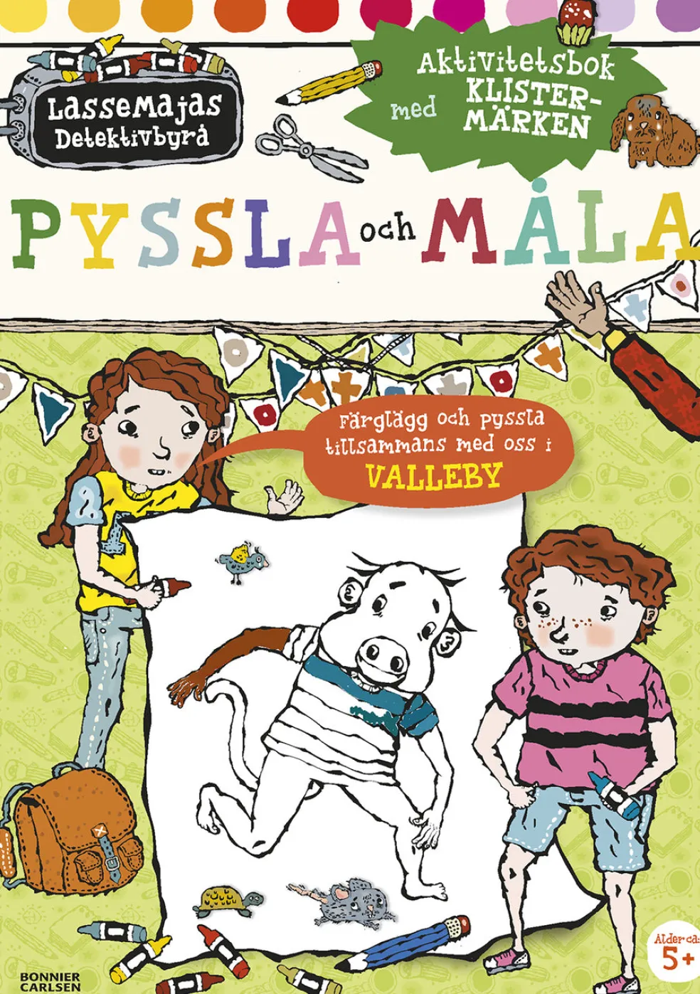 Pyssla och måla : aktivitetsbok med klistermärken
