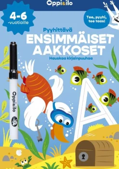 Pyyhittävä Ensimmäiset aakkoset -puuhakirja 4-5 v.