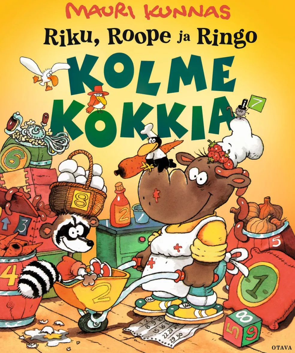Riku, Roope ja Ringo kolme kokkia