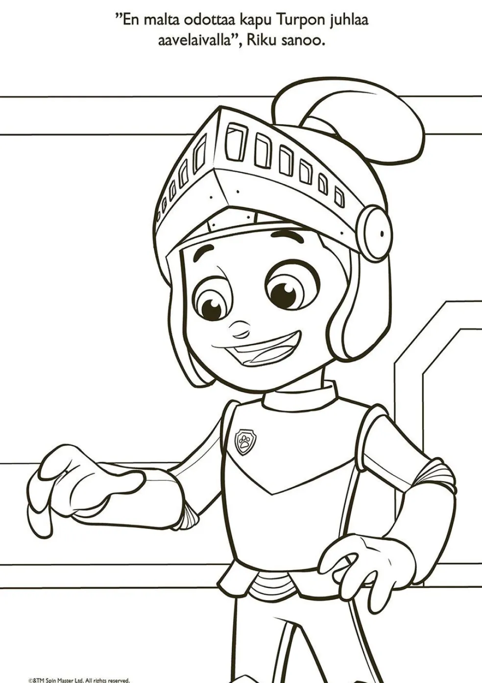 Ryhmä Hau - Paw Patrol Iso värityskirja