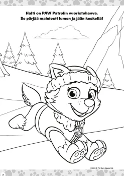Ryhmä Hau - Paw Patrol Aina valmiina! Värityskirja