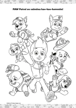 Ryhmä Hau - Paw Patrol Aina valmiina! Värityskirja