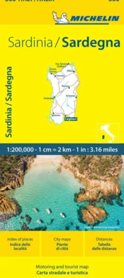 Sardinia - Michelin Local Map 366