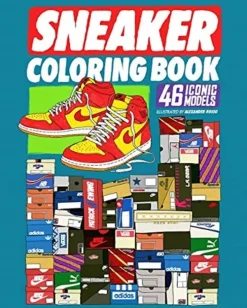 Sneaker coloring book