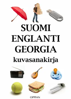 Suomi-englanti-georgia kuvasanakirja