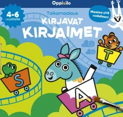 Taikamaalaus Kirjavat kirjaimet -puuhakirja 4-6 v