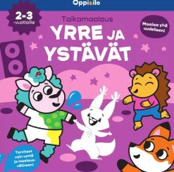 Taikamaalaus YRRE JA YSTÄVÄT -puuhakirja 2-3 v