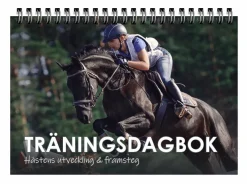 Träningsdagbok : hästens utveckling & framsteg