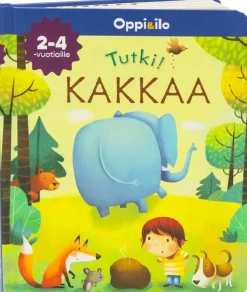 Tutki! Kakkaa -kuvakirja 2-4 v