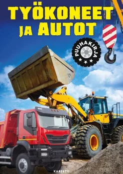 Työkoneet ja autot puuhakirja