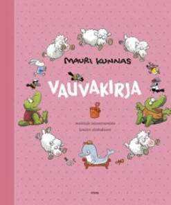 Vauvakirja, vaaleanpunainen