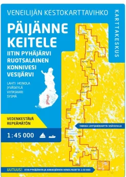 Veneilijän Kestokarttavihko Päijänne-Keitele 1:45 000