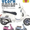 Vespa GTS, GTV, GT, LX, LXV, S, Primavera & Sprint (05 - 18)
