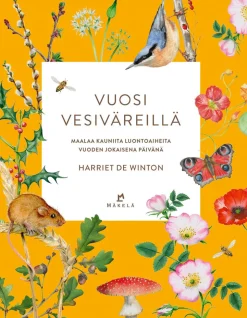 Vuosi vesiväreillä. Maalaa kauniita luontoaiheita vuoden jokaisena päivänä