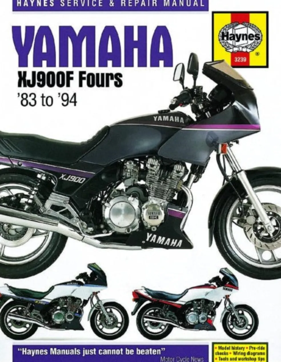 Yamaha XJ900F Fours (83 - 94) Haynes Repair Manual