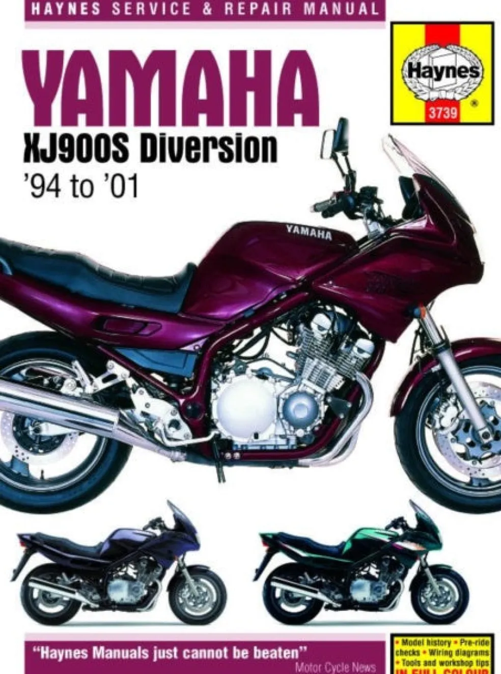 Yamaha XJ900S Diversion (94 - 01) Haynes Repair Manual